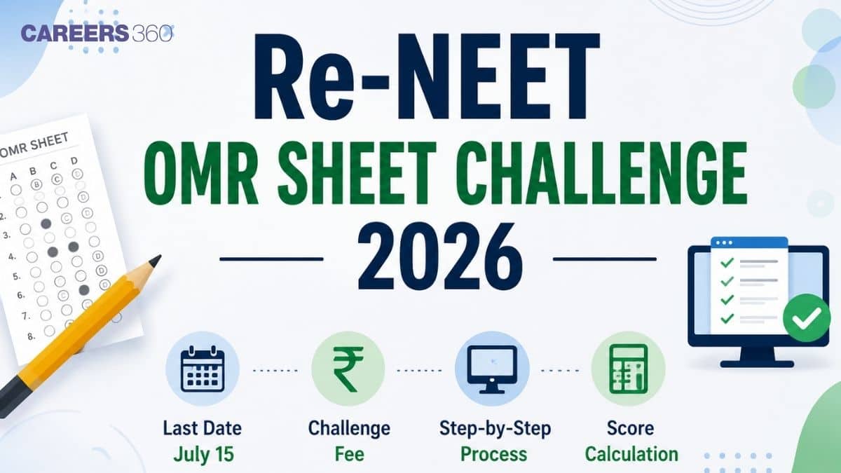 Re-NEET OMR Sheet Challenge 2026: Last Date July 15, Fee, Step-by-Step Process & Score Calculation